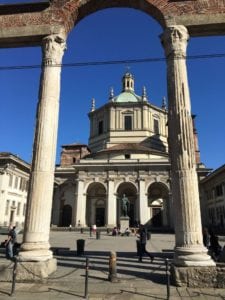 Milano, arkitektur og forhistoriske bygninger